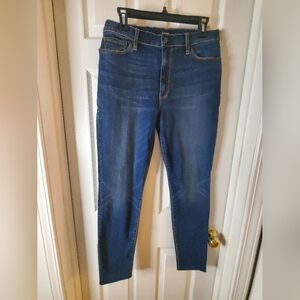 NWT Hudson Womens Size 30 Dark Wash High Waist Super Skinny Ankle 28" Inseam